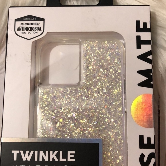 Case mate iPhone 12 mini Twinkle Stardust Case. NEW - Picture 3 of 6